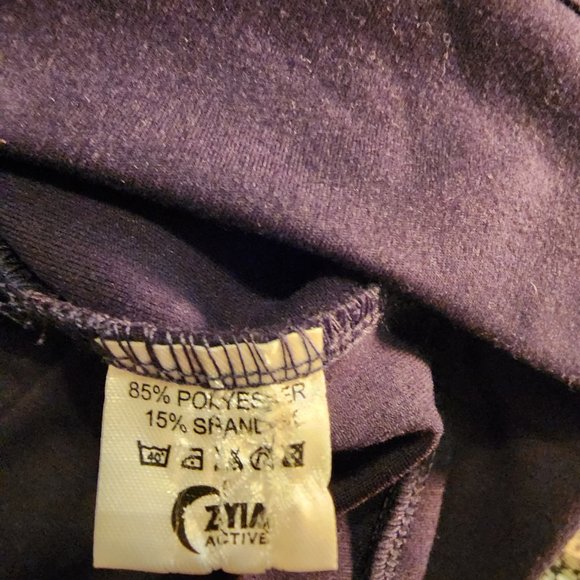 New Zyia Active Mens Navy 1/4 Zip Pullover Shirt Size Medium - Picture 7 of 8